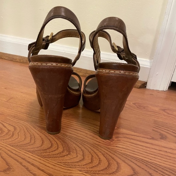 Authentic Prada Platform Sandals Size 39.5 - Picture 4 of 6